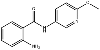 2-amino-N-(6-methoxypyridin-3-yl)benzamide 结构式