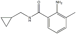 2-amino-N-(cyclopropylmethyl)-3-methylbenzamide 结构式