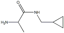 2-amino-N-(cyclopropylmethyl)propanamide 结构式