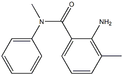 2-amino-N,3-dimethyl-N-phenylbenzamide 结构式