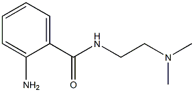 2-amino-N-[2-(dimethylamino)ethyl]benzamide 结构式