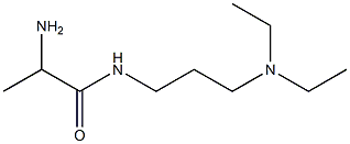 2-amino-N-[3-(diethylamino)propyl]propanamide 结构式