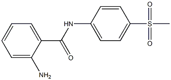 2-amino-N-[4-(methylsulfonyl)phenyl]benzamide 结构式