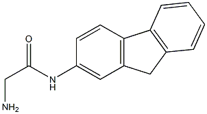 2-amino-N-9H-fluoren-2-ylacetamide 结构式