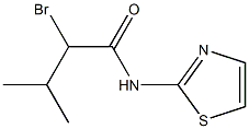 2-bromo-3-methyl-N-(1,3-thiazol-2-yl)butanamide 结构式