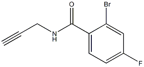 2-bromo-4-fluoro-N-prop-2-ynylbenzamide 结构式