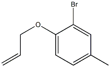 2-bromo-4-methyl-1-(prop-2-en-1-yloxy)benzene 结构式