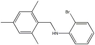 2-bromo-N-[(2,4,6-trimethylphenyl)methyl]aniline 结构式