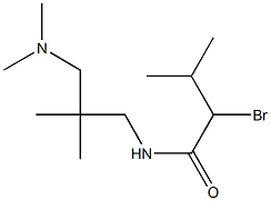 2-bromo-N-{2-[(dimethylamino)methyl]-2-methylpropyl}-3-methylbutanamide 结构式