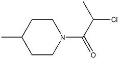 2-chloro-1-(4-methylpiperidin-1-yl)propan-1-one 结构式