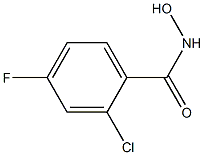 2-chloro-4-fluoro-N-hydroxybenzamide 结构式