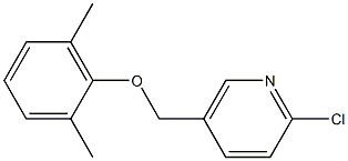 2-chloro-5-(2,6-dimethylphenoxymethyl)pyridine 结构式