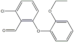 2-chloro-6-(2-ethoxyphenoxy)benzaldehyde 结构式