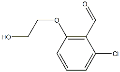 2-chloro-6-(2-hydroxyethoxy)benzaldehyde 结构式