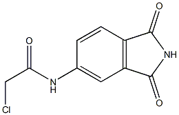 2-chloro-N-(1,3-dioxo-2,3-dihydro-1H-isoindol-5-yl)acetamide 结构式