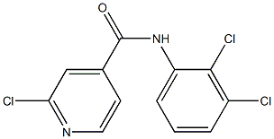 2-chloro-N-(2,3-dichlorophenyl)pyridine-4-carboxamide 结构式