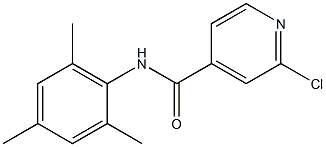 2-chloro-N-(2,4,6-trimethylphenyl)pyridine-4-carboxamide 结构式