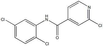 2-chloro-N-(2,5-dichlorophenyl)pyridine-4-carboxamide 结构式