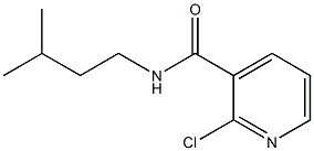 2-chloro-N-(3-methylbutyl)pyridine-3-carboxamide 结构式