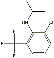 2-chloro-N-(propan-2-yl)-6-(trifluoromethyl)aniline 结构式