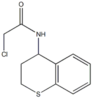 2-chloro-N-3,4-dihydro-2H-thiochromen-4-ylacetamide 结构式
