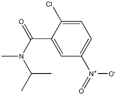 2-chloro-N-methyl-5-nitro-N-(propan-2-yl)benzamide 结构式