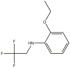 2-ethoxy-N-(2,2,2-trifluoroethyl)aniline 结构式