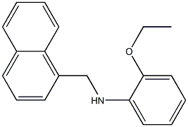 2-ethoxy-N-(naphthalen-1-ylmethyl)aniline 结构式