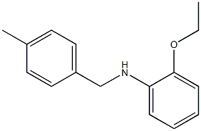 2-ethoxy-N-[(4-methylphenyl)methyl]aniline 结构式