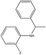 2-fluoro-N-(1-phenylethyl)aniline 结构式