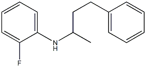 2-fluoro-N-(4-phenylbutan-2-yl)aniline 结构式