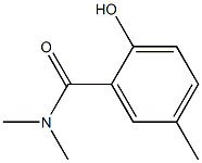 2-hydroxy-N,N,5-trimethylbenzamide 结构式