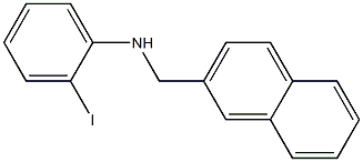 2-iodo-N-(naphthalen-2-ylmethyl)aniline 结构式