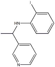 2-iodo-N-[1-(pyridin-3-yl)ethyl]aniline 结构式