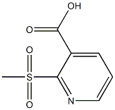 2-methanesulfonylpyridine-3-carboxylic acid 结构式