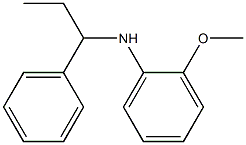 2-methoxy-N-(1-phenylpropyl)aniline 结构式