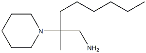 2-methyl-2-(piperidin-1-yl)octan-1-amine 结构式