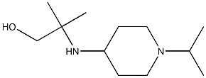 2-methyl-2-{[1-(propan-2-yl)piperidin-4-yl]amino}propan-1-ol 结构式