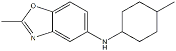 2-methyl-N-(4-methylcyclohexyl)-1,3-benzoxazol-5-amine 结构式