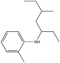 2-methyl-N-(5-methylheptan-3-yl)aniline 结构式
