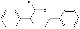 2-phenyl-2-(2-phenylethoxy)acetic acid 结构式