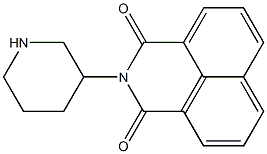 2-piperidin-3-yl-1H-benzo[de]isoquinoline-1,3(2H)-dione 结构式