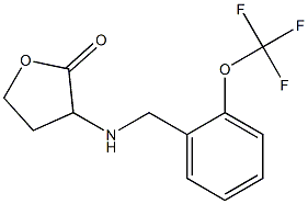 3-({[2-(trifluoromethoxy)phenyl]methyl}amino)oxolan-2-one 结构式