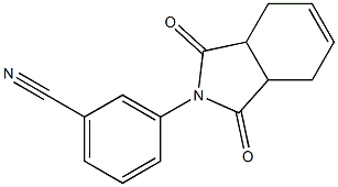 3-(1,3-dioxo-1,3,3a,4,7,7a-hexahydro-2H-isoindol-2-yl)benzonitrile 结构式