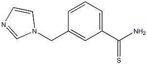 3-(1H-imidazol-1-ylmethyl)benzenecarbothioamide 结构式