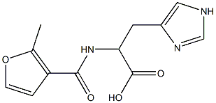 3-(1H-imidazol-4-yl)-2-[(2-methyl-3-furoyl)amino]propanoic acid 结构式