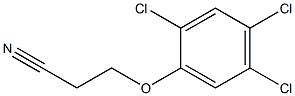 3-(2,4,5-trichlorophenoxy)propanenitrile 结构式