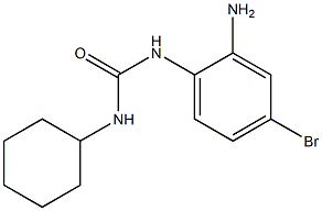 3-(2-amino-4-bromophenyl)-1-cyclohexylurea 结构式