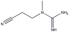 3-(2-cyanoethyl)-3-methylguanidine 结构式