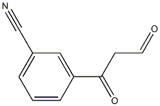 3-(3-oxopropanoyl)benzonitrile 结构式